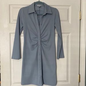 @itsmekellieb Amazon Drop Light blue shirt dress